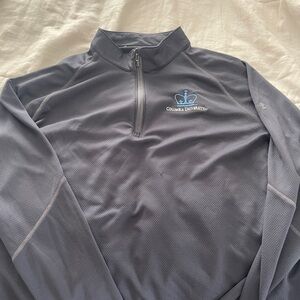 Columbia University Gray Quarter-Zip Jacket